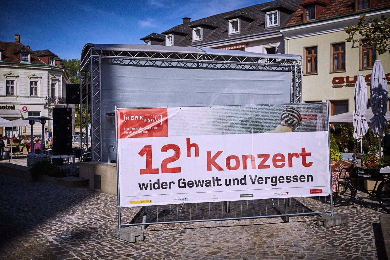 12h-Konzert wider Gewalt und Vergessen 2022